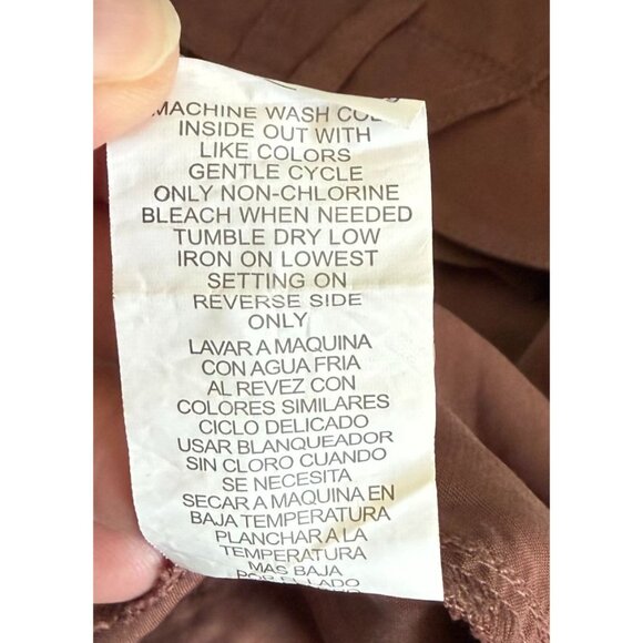 JOLT Juniors Mauve Jogger Pants Size 3/26 Tencel Pockets Earthy Casual - Picture 14 of 14